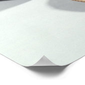 Zwei Körbe und eine Abdeckung (Palmblättern) Poster (Ecke)