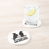 Zwei Krähen = Mordversuch Getränkeuntersetzer (Seite)