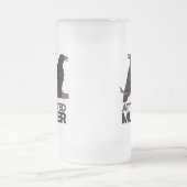 Zwei Krähen = Mordversuch Mattglas Bierglas (Mittel)