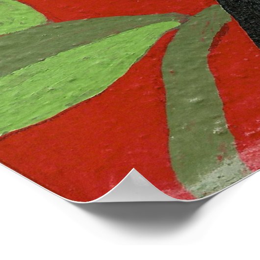 zwei Krähen Poster (Ecke)