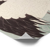 Zwei Krane (1925-1936) von Ohara Koson Poster (Ecke)