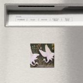Zwei Krane am Rande eines Teiches Magnet (In Situ (Geschirrspüler))