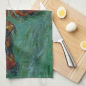 Zwei Krebse von Vincent van Gogh Geschirrtuch (Viertel Falte)