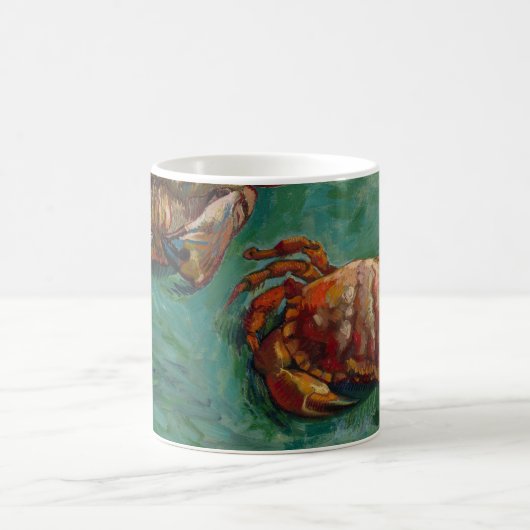Zwei Krebse von Vincent van Gogh Kaffeetasse (Mittel)