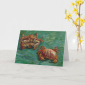 Zwei Krebse von Vincent van Gogh Karte (Gelbe Blume)