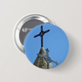 Zwei Kreuze Button (Vorne & Hinten)