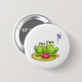 Zwei Kröten in der Liebe! Button (Vorne & Hinten)