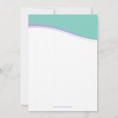 Zwei Küken, die Hitched lesbische Hochzeit Einladung (Rückseite)