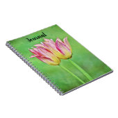 Zwei Künstlerische Tulips Journal-Notebook Notizblock (Rechte Seite)