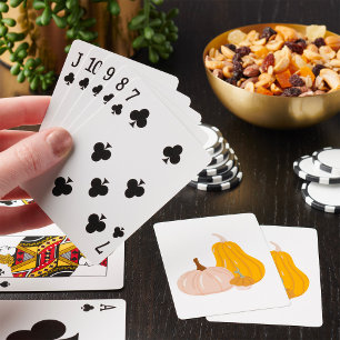 Zwei Kürbisse Spielkarten