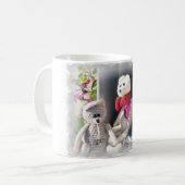 Zwei Kuriositätsmäuse Kaffeetasse (Vorderseite Links)
