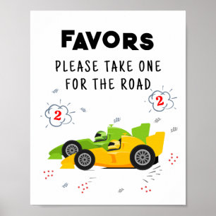 Zwei kurze 2. Geburtstagsfavoriten-Signatur Poster