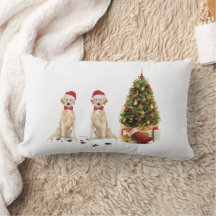 Zwei Labrador Retrievers Funny Christmas Dog