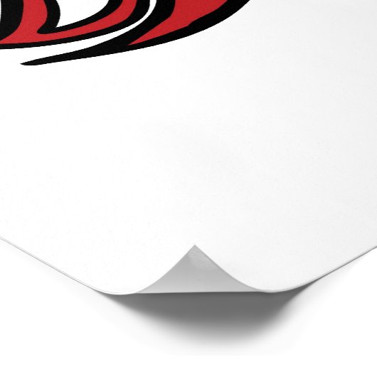 Zwei Lachse Poster (Ecke)