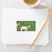 Zwei Läden Adressaufkleber (Insitu)