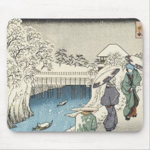 Zwei Ladys Conversing, Hiroshige, 1853 Mousepad