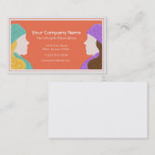 Zwei Ladys Handmade Wearls Visitenkarte (Vorne/Hinten)