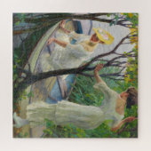 Zwei Ladys in einem Boot | Edward Cucuel Puzzle (Horizontal)