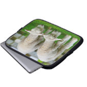 Zwei Lämmer Weiden Laptopschutzhülle (Vorne Knopf)