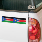 ZWEI Landesflagge Südsudan Autoaufkleber (Auf Lkw)