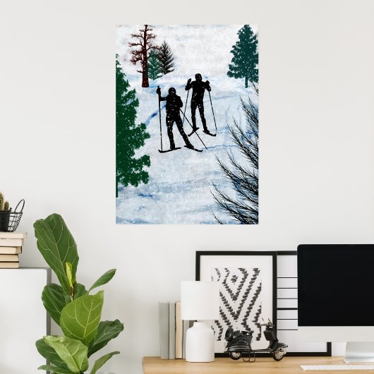 Zwei Langläufer Poster (Heimbüro)