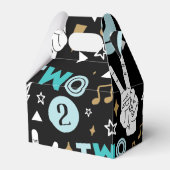 Zwei Legende zu beenden Zweiten Geburtstag Papier  Geschenkschachtel (Rückseite)