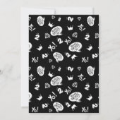 Zwei Legende zu verlassen flach dank Karte (Rückseite)