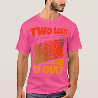 Zwei Legenden, um aus dem lustigen Hip Hop Thema 2 T-Shirt