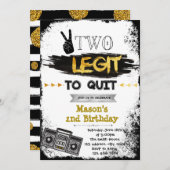 Zwei Legenden, um die Einladung zum Geburtstag zu (Vorne/Hinten)