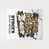 Zwei Legit 2 - Hintergrund verlassen Wandteppich (Vorderseite (Horizontal))