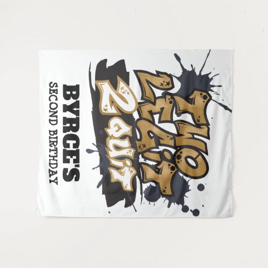 Zwei Legit 2 - Hintergrund verlassen Wandteppich (Vorderseite (Horizontal))