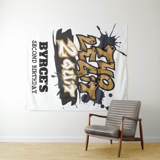 Zwei Legit 2 - Hintergrund verlassen Wandteppich (Beispiel (Horizontal))