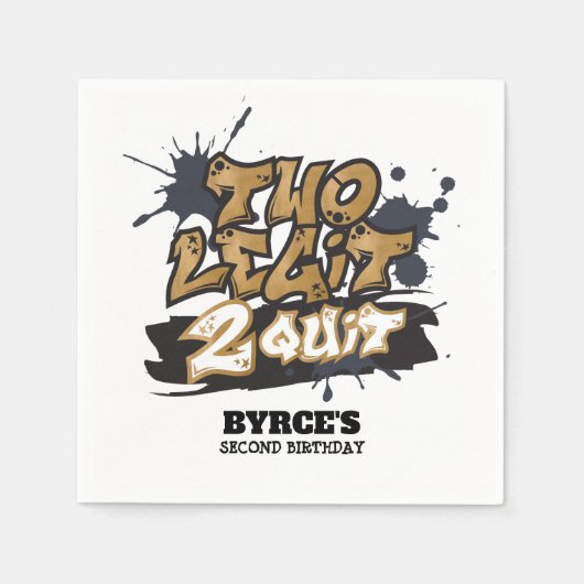 Zwei Legit 2 - Napkins verlassen Serviette (Vorderseite)