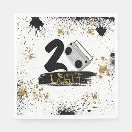 Zwei Legit zu beenden Geburtstag Serviette