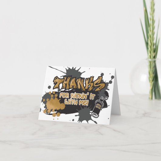 Zwei Legit zu kündigen Vielen Dank Karten (Vorderseite)