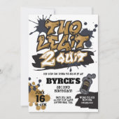 Zwei Legit zum Aufhören der Einladung zum Geburtst (Vorderseite)