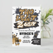 Zwei Legit zum Aufhören der Einladung zum Geburtst (Stehend Vorderseite)