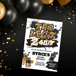 Zwei Legit zum Aufhören der Einladung zum Geburtst