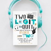 Zwei Legit zum Ende des zweiten Geburtstags