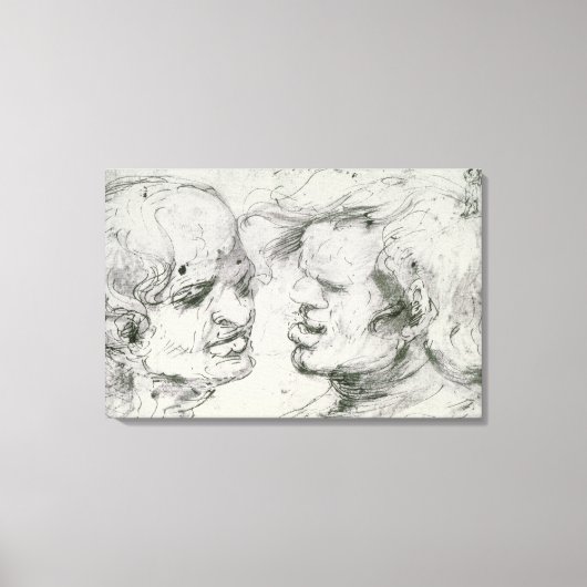 Zwei Leiter Leinwanddruck (Vorderseite)