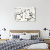 Zwei Leiter Leinwanddruck (Insitu (Schlafzimmer))