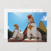 Zwei Leo Postkarte (Vorne/Hinten)