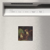 Zwei Leoparden, c. 1820 Magnet (In Situ (Geschirrspüler))