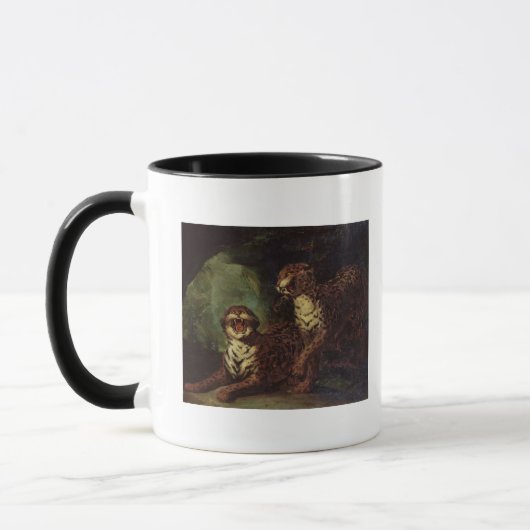 Zwei Leoparden, C. 1820 Tasse (Links)