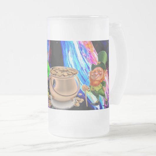 ZWEI LEPRECHAUNS Tasse (VorderseiteRechts)