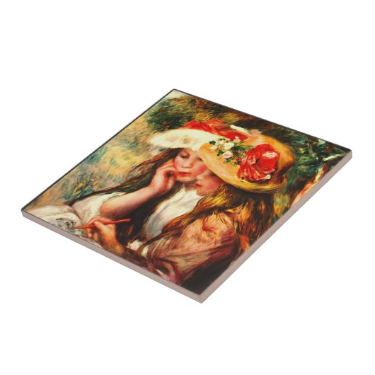 Zwei lesenmädchen in einem Garten durch Pierre Fliese (Seite)