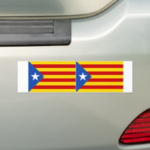 ZWEI "L'Estelada Blava" katalanische Autoaufkleber (Auf Auto)