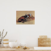 ZWEI LEUCHENKÜHE POSTER (Küche)