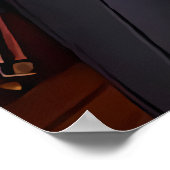 Zwei Leute tanzen | AI Art Poster (Ecke)