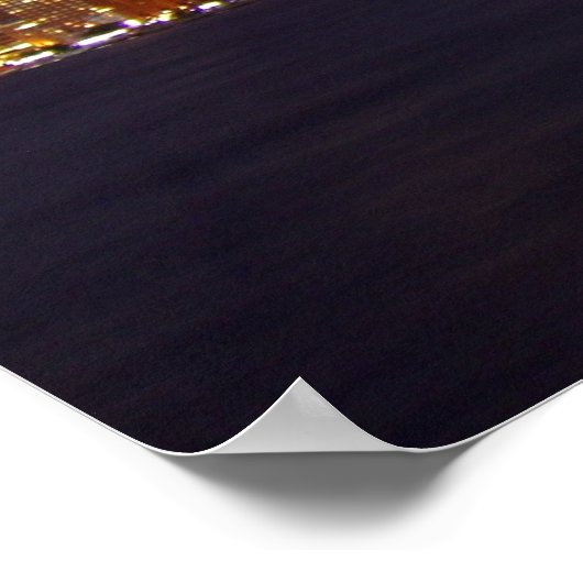 Zwei Lichtstrahlen Poster (Ecke)